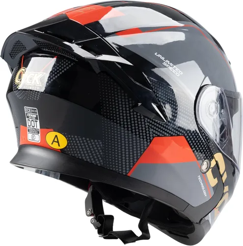 Vista 24 de Casco integral para hombres y mujeres adultos con protector solar ahumado