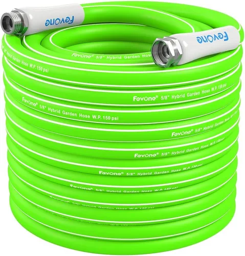 Vista 10 de Fevone Manguera Líder de Jardín de 3 pies, Manguera de Agua Híbrida Ligera, Flexible y Duradera, Conexiones Libres de Fugas Flexible Hybrid