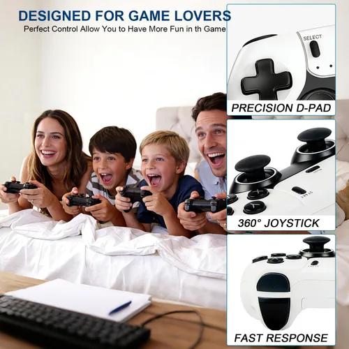 Vista 5 de 2026 New M15 Retro Gaming Console, Retro Gaming Stick with 40,000+ Classic Game and 23 Game Emulators, Plug & Play 4K HDMI Output Game Console Stick
