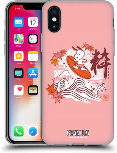 Vista 492 de Carcasa de gel para iPhone 7 Plus/iPhone 8 Plus, diseño de Snoopy Oriental de Peanuts, Badges