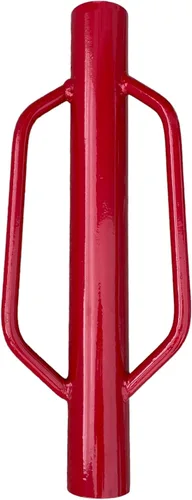Vista 9 de Sandbaggy Varilla manual de 15.5 libras Rojo Poste T y U Post Driver Pounder 30% más pesado que la competencia Se adapta a postes de hasta