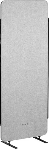 Vista 12 de VIVO Panel de privacidad independiente de 72 x 66 pulgadas, divisor de cubículo, partición acústica de pared, 3 paneles de 24 pulgadas, gris