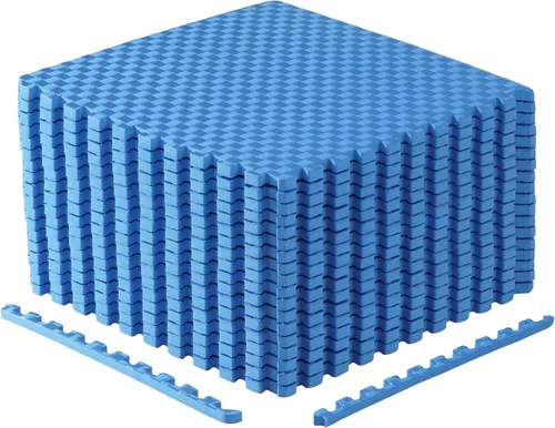 Vista 10 de CAP Puzzle Exercise Mats 3/4” Thick EVA Interlocking Foam Tiles for Home Gym Flooring Multiple Options