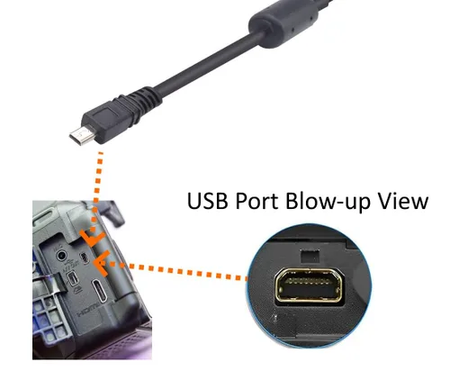 Vista 3 de Cable de carga de transferencia de imágenes USB con conector USB-C UC-E6 UC-E16 UC-E17 para cámaras Nikon Coolpix/DSLR seleccionadas para PC, iPhone