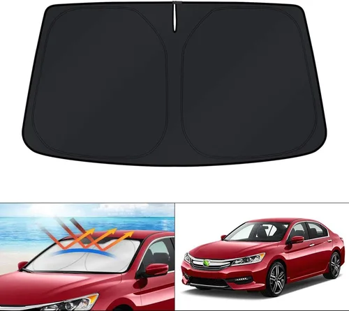Vista 20 de KUST Parasol para parabrisas para BMW X1 F48 2016, 2017, 2018, 2019, 2020, 2021, 2022, accesorios de ajuste personalizado, parasol plegable