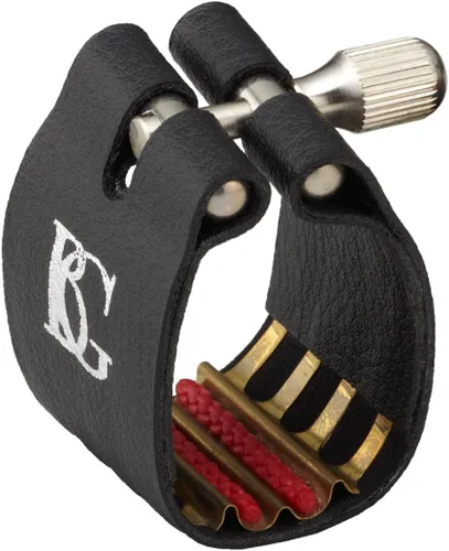 Vista 4 de BG L11BG - Ligadura tradicional para saxofón alto con tapa chapada en oro