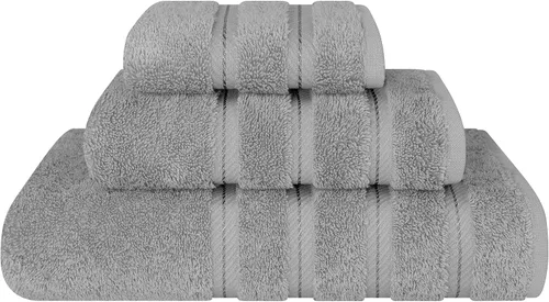 Vista 48 de American Soft Linen - Juego de toallas de 3 piezas, 1 toalla de baño, 1 toalla de mano y 1 toalla pequeña, 100% algodón turco para baño, juego