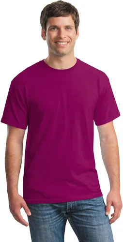 Vista 30 de Gildan Camiseta G500 para hombre Ceniza/baya