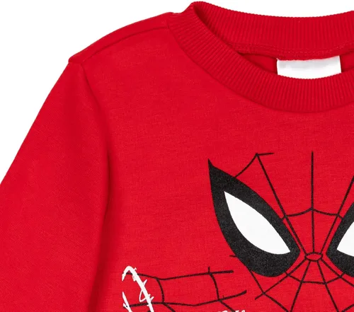 Vista 4 de Marvel Spider-Man Miles Morales Sudadera infantil a niño grande, Rojo