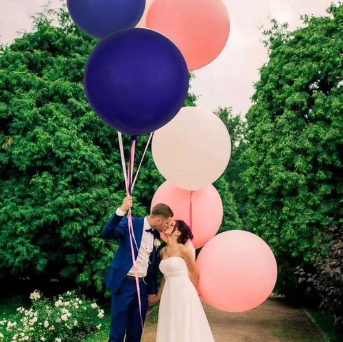 Vista 7 de 15 globos grandes de 24 pulgadas, globos surtidos grandes, de látex grueso, resistente, redondos, grandes, gigantes, grandes, grandes, grandes