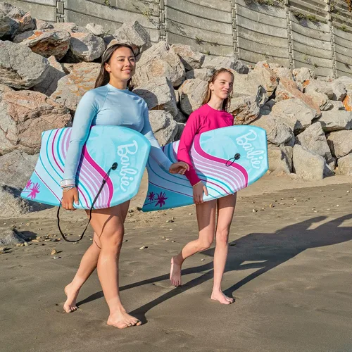 Vista 8 de Barbie™ Signature - Bodyboard de 36 pulgadas de Wavestorm Cubierta superior gráfica con parte inferior lisa de alta densidad para niños