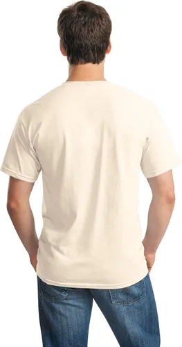 Vista 2 de Camiseta de algodón pesado para hombre de Gildan, 3XL, Natural