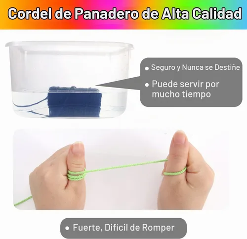 Vista 8 de PHUNTTEK Cordón de macramé de 0.079 in x 590 yardas, 18 rollos de cuerda de algodón natural, 3 soportes de cuerda de yute, cuerda suave, hilos