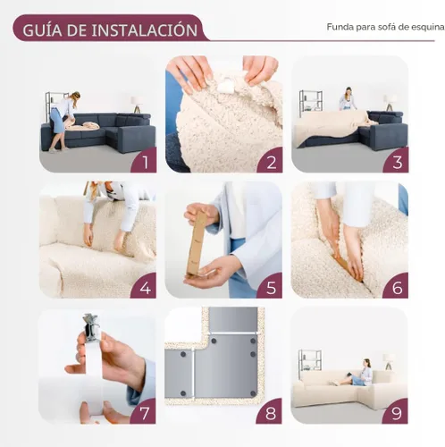 Vista 9 de PAULATO BY GA.I.CO. Funda para muebles, sillón, sofá, desmontable elástica de doble vía - Hecha en Italia - Colección Mille Righe Azul
