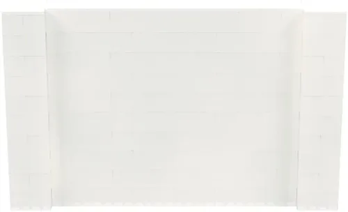 Vista 67 de EverBlock Kit de pared de 5 x 4 pies Bloques de construcción modulares Sistema de pared para edificios, pantallas y estructuras Divisor