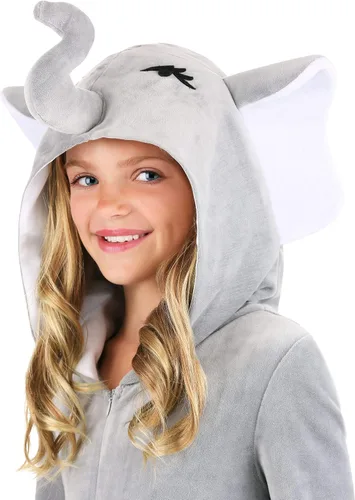 Vista 3 de Girl's Wild Elephant Costume