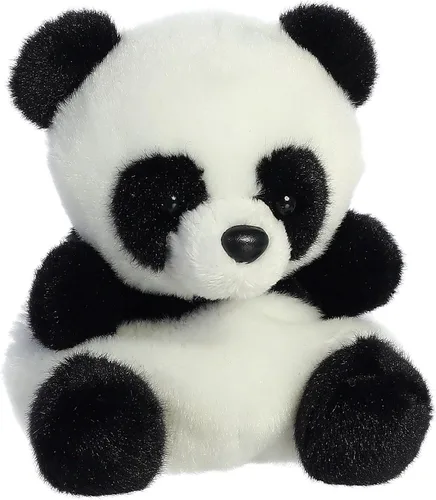 Vista 2 de Aurora Panda de bambú de 4.5 pulgadas de Palm Pals