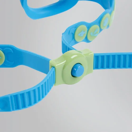 Vista 5 de Speedo Sea Squad - Gafas de natación para niños pequeños, talla única, azul/verde