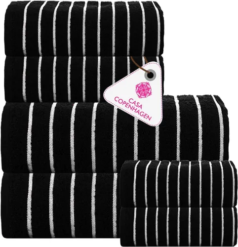 Vista 14 de CASA COPENHAGEN Toallas clásicas para trapeador de bar, paquete de 12, 15 x 19 pulgadas, 100% algodón, altamente absorbentes y duraderas, toallas