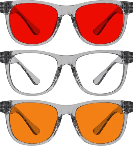 Vista 311 de Eyekepper Gafas de luz azul para hombre y mujer, paquete de 6 lentes Pilot Paquete de 6 color mezclado