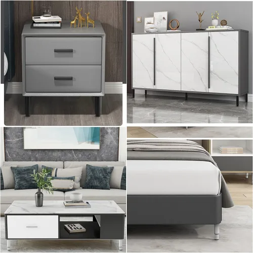 Vista 7 de Paquete de 4 patas ajustables para muebles, patas de soporte de acero inoxidable, patas de repuesto resistentes para sofá, mueble de TV, sofá, mesa