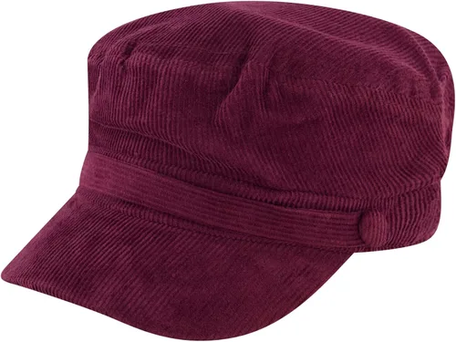 Vista 4 de Concept One Women's C & C California Fisherman Hat, Corduroy Cotton Sailor Cap with Button Snap Closure