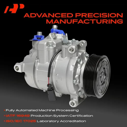Vista 3 de A-Premium Compresor de aire acondicionado de CA con embrague compatible con A4 2004-2015, A4 Allroad 2013-2016, A4 Quattro, A5, A6, Q3, Q5, Q7
