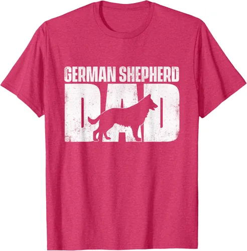 Vista 24 de Camiseta de pastor alemán para el día del padre del dueño de perros caninos, Negro