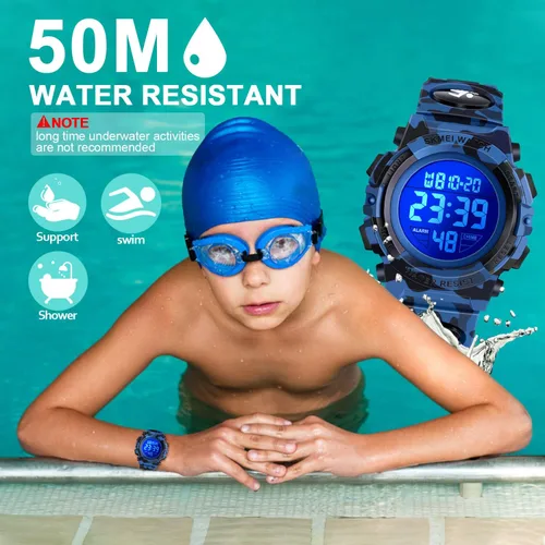 Vista 4 de ATIMO Reloj deportivo digital para niños, regalos para niños