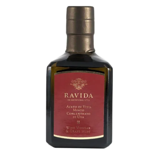 Vista 2 de Ravida Aceto di Vino, Vinagre Siciliano Marsala con mosto de uva