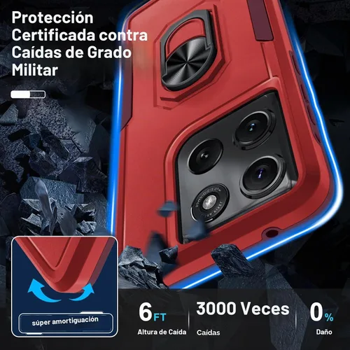 Vista 4 de Funda diseñada para Motorola Moto G Stylus 5G 2025/2026 con soporte