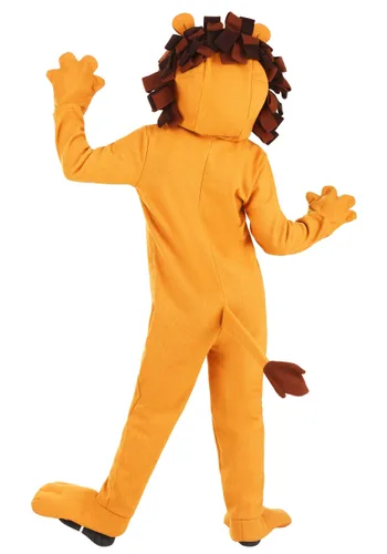 Vista 2 de Disfraz de León Peludo para Niños Multicolor