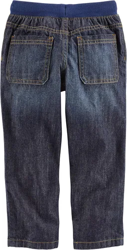 Vista 2 de Simple Joys by Carter's - Pantalones de mezclilla para bebés niños, paquete de 2