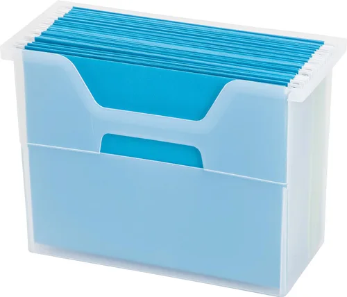 Vista 13 de IRIS Contenedor de plástico para libros de Estados Unidos, paquete de 8, caja de contenedor de conexión vertical para oficina, dormitorio, estudio