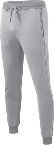 Vista 5 de GIERIDUC Pantalones cargo de cintura elástica para hombre, pantalones de pijama extra largos para hombre, pantalones de vestir plisados negros