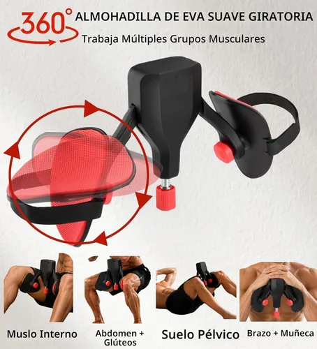 Vista 3 de Thigh Trainer Master, 22-77lbs Adjustable Inner Thigh Exerciser for Pelvic Floor Strengthening, Kegel Exercise Equipment for Women and Men, Leg