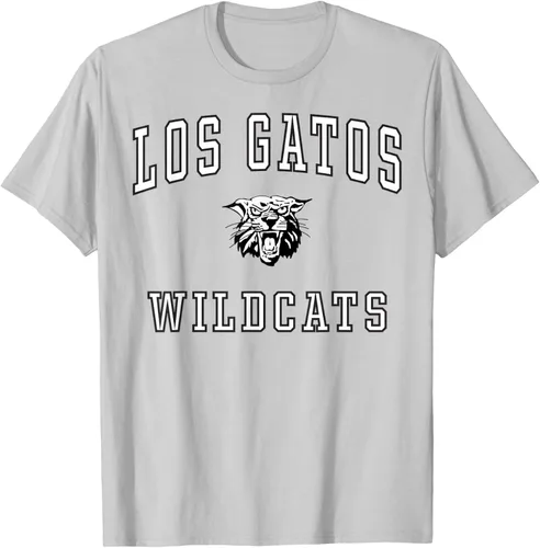 Vista 67 de Camiseta de Los Gatos de la escuela secundaria de Wildcats C1