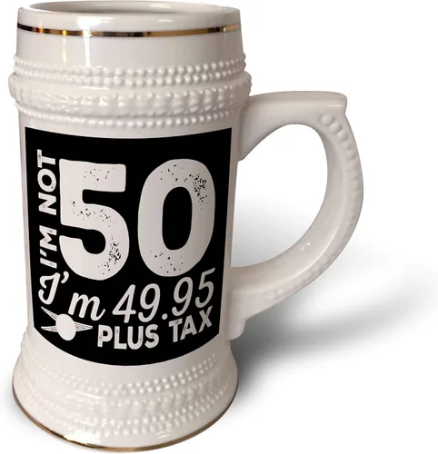 Vista 2 de 3dRose Taza de Stein, 10.5 x 4.5 pulgadas, Okay But First Coffee