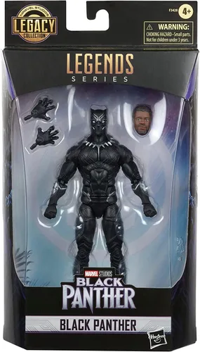 Vista 2 de Hasbro - 141759 Legacy Collection Figura de Black Panther Marvel de 6 pulgadas Marvel Legends - Figura de acción exclusiva de 6 pulgadas Colección