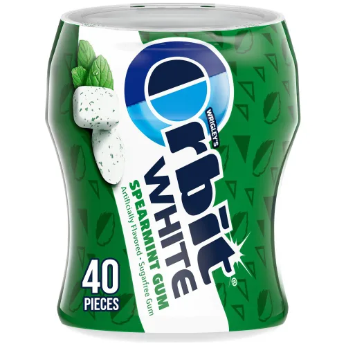 Vista 12 de ORBIT Gum Bubblemint - Goma de mascar sin azúcar, sabor menta sin azúcar, 120 botellas resellables a granel