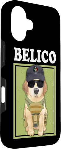 Vista 3 de Funda para iPhone 16 Perrito Belico Funny Mexican Corridos Belicos