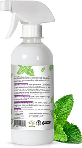 Vista 7 de Mighty Mint Aceite de menta repelente de arañas de 8 onzas, espray natural para arañas, insectos y más (paquete de 2)