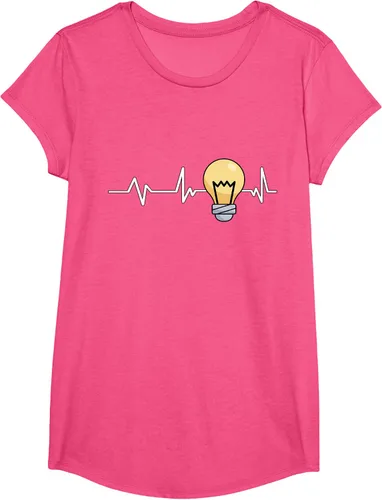 Vista 55 de Bombilla Heartbeat bombilla regalo bombilla bombilla camiseta Negro