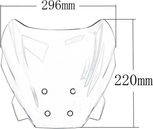 Vista 2 de Accesorios de motocicleta Parabrisas Deflecotr Deflecotr compatible con Ya-ma-ha MT-09 MT09 SP MT 09 SP 2021 2022 (transparente)