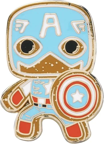 Vista 3 de Loungefly Marvel Gingerbread - Juego de 8 pines de Avengers exclusivo de Tienda multicolor MVPN0157