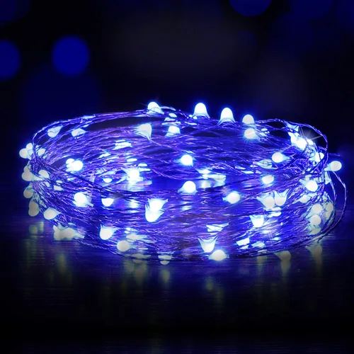 Vista 10 de Ariceleo Guirnalda de luces LED de hadas USB, 1 paquete de luces de hadas de alambre de cobre para interiores, dormitorio, festival, Navidad, boda
