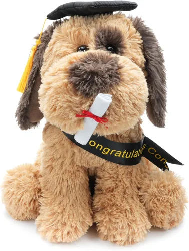 Vista 13 de WEIGEDU Oso de peluche de regalo de graduación con gorra, banda y diploma, regalo de graduación para niños, estudiantes, niños y niñas, 12 pulgadas