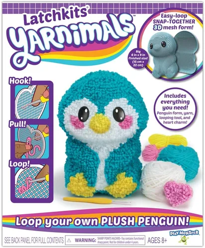 Vista 6 de Yarnimals Koala - Loop Your Own Koala - Kit de manualidades - Haz tu propio juguete animal - A partir de 8 años