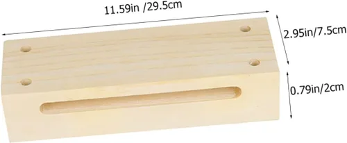 Vista 4 de BESPORTBLE 2 Sets Wooden Percussion Instruments with Mallets Rhythm Sticks for Adults for Music Education Bands and Classroom Activities