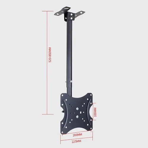 Vista 2 de TV Stand tv Wall Mount TV Ceiling Mount Bracket, Adjustable Height TV Mount, Fits Most 12-32 Inch LED Screen Display, with Loading 66 Lbs(0.85m)